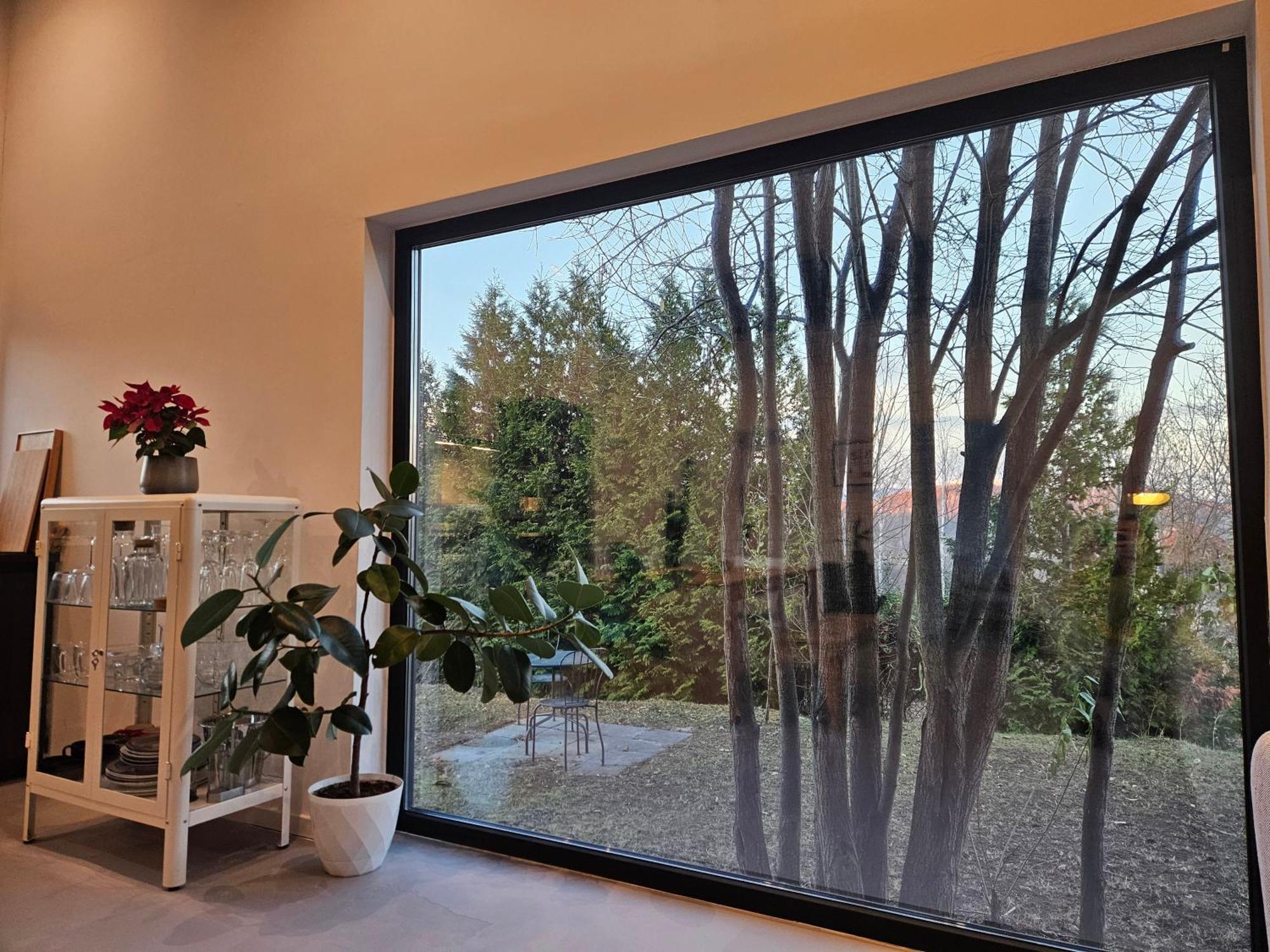 Black Walnut House With Indoor Outdoor Fireplace Izvoarele  外观 照片