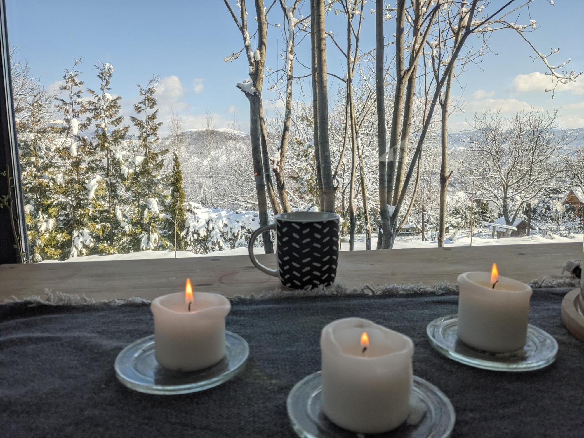Black Walnut House With Indoor Outdoor Fireplace Izvoarele  外观 照片