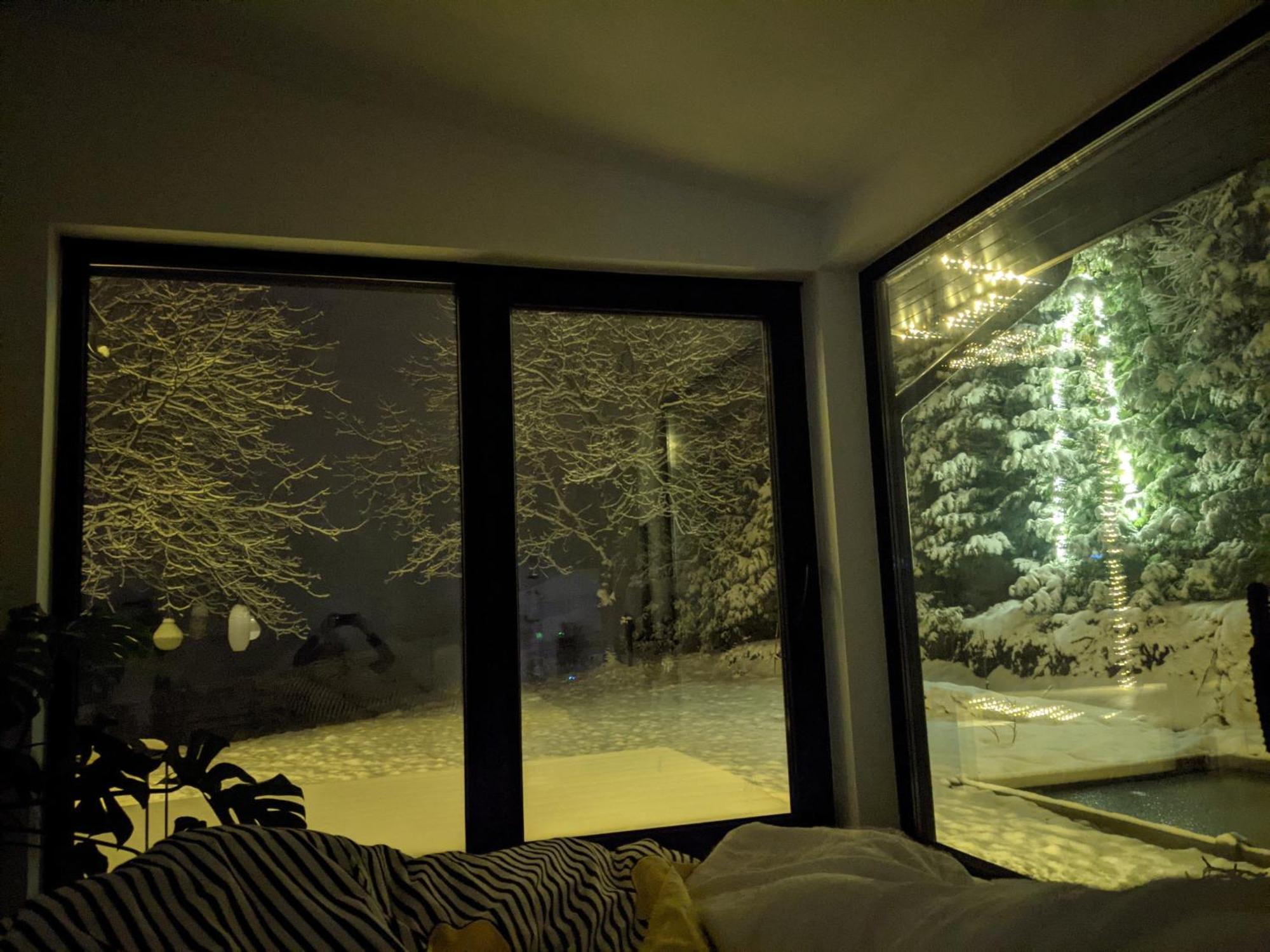 Black Walnut House With Indoor Outdoor Fireplace Izvoarele  外观 照片