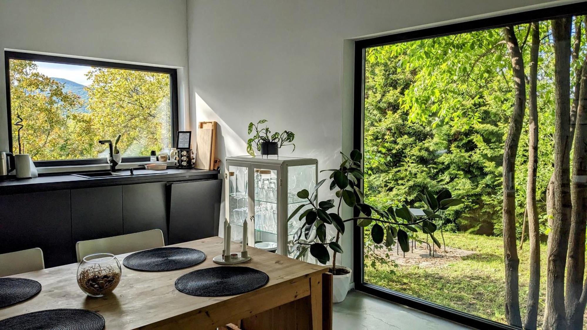 Black Walnut House With Indoor Outdoor Fireplace Izvoarele  外观 照片